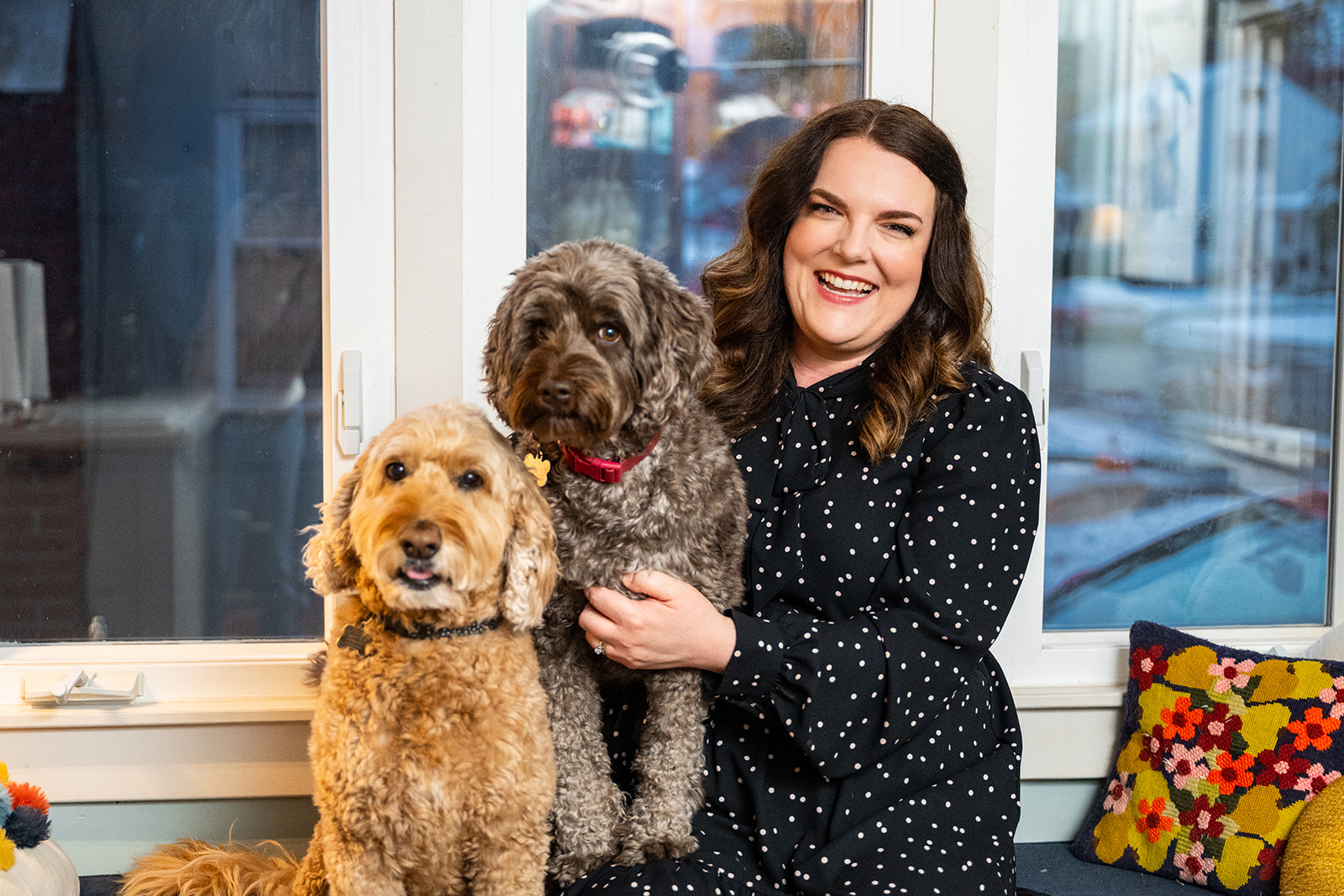 Oscar and Dani joined Abby for fun shot too.