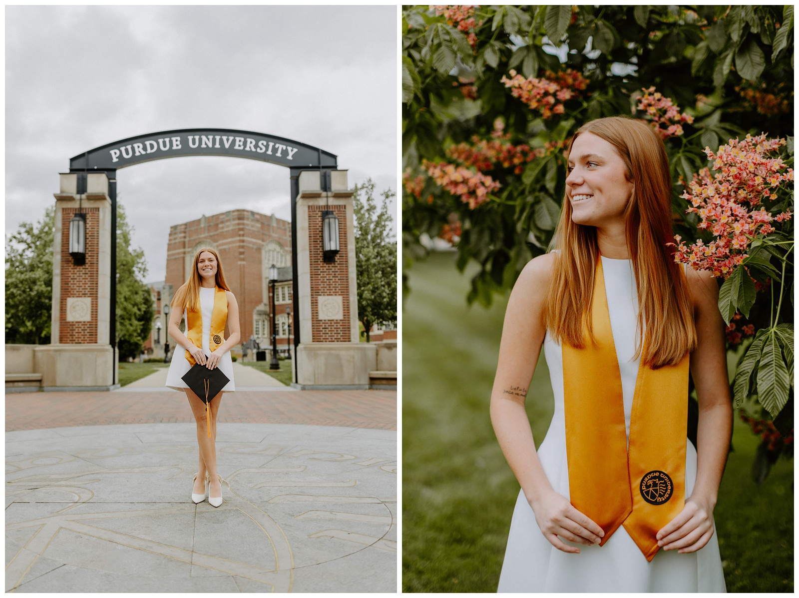 We also photographed in front of a blooming pink horse-chestnut tree, which might be my new favorite flora on campus.