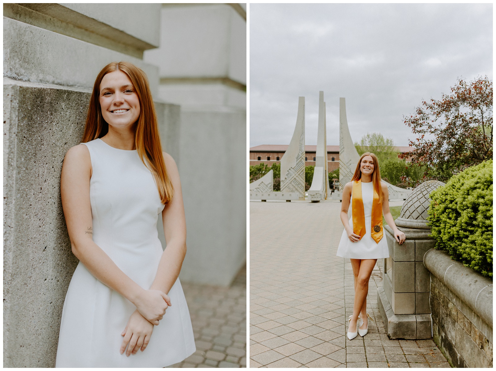 Who can skip the Engineering Fountain for their Purdue graduation photos? Trick question because it's a favorite.
